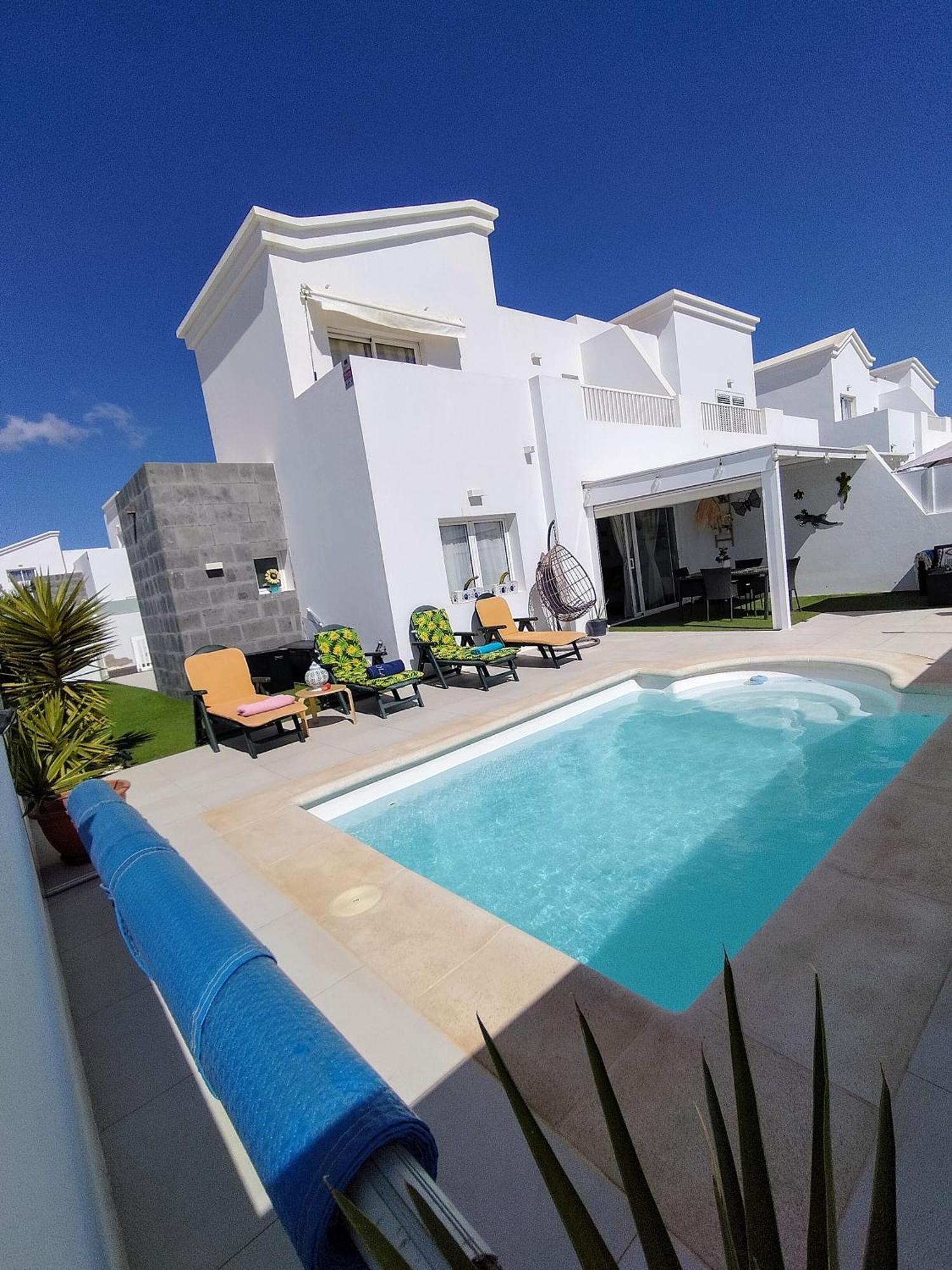 Lovely Villa Agua & Fuego,Heated Pool 플라야블랑카 외부 사진